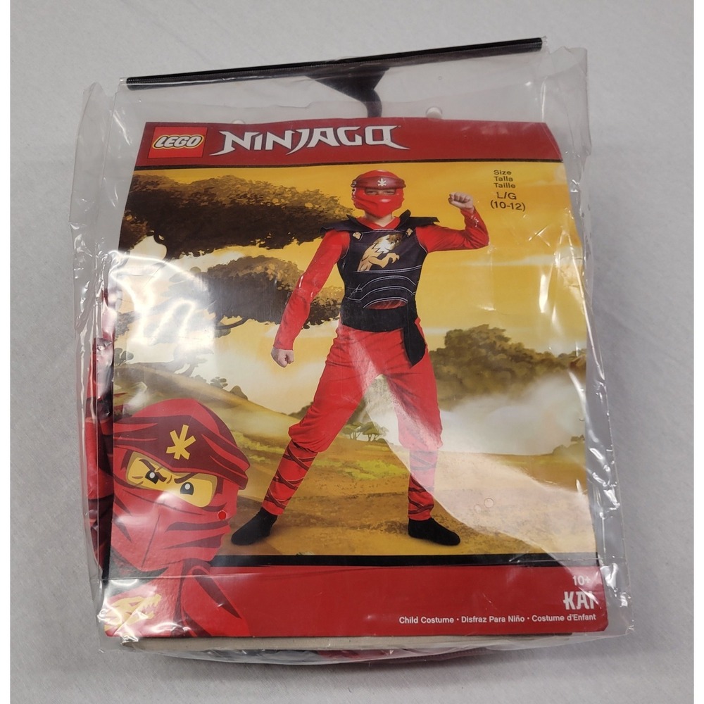 Disguise Lego Ninjago Kai Legacy Halloween Costume Boy's Size L (10/12)